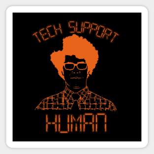 Funny Cool Emotional Support Animal Gift For Geeks And Techies Sticker